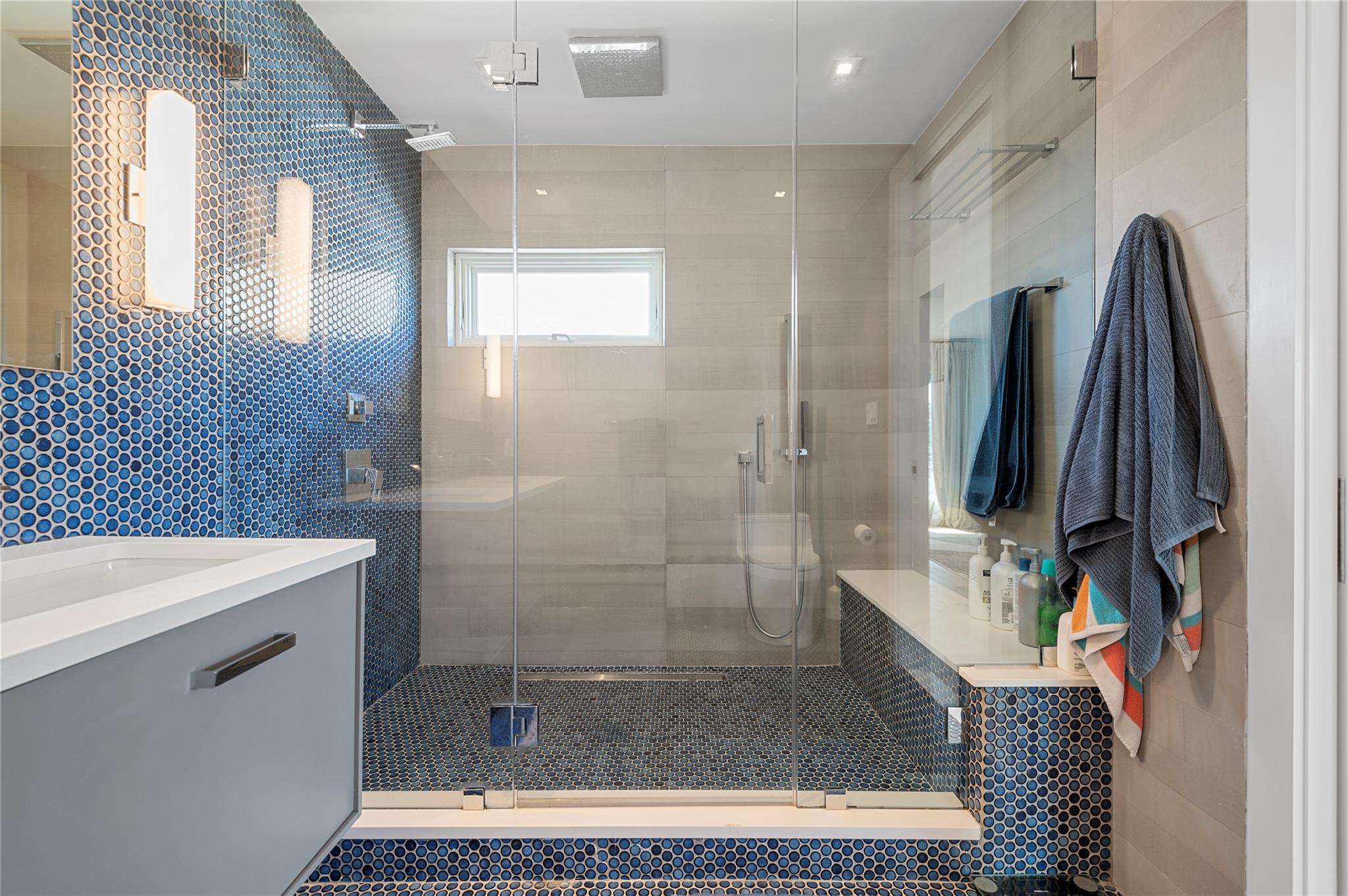 846 Dune Road West Hampton Dunes, NY 11978 - Photo 17 of 49 a bathroom with a sink a toilet and shower