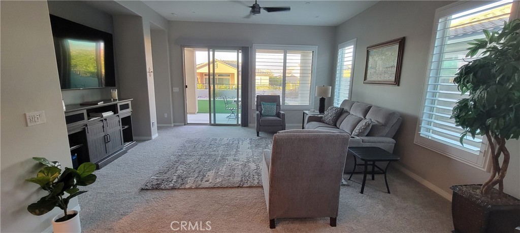 82 Burgundy Rancho Mirage, CA 92270 - Photo 10 of 42 82" TV and Fireplace