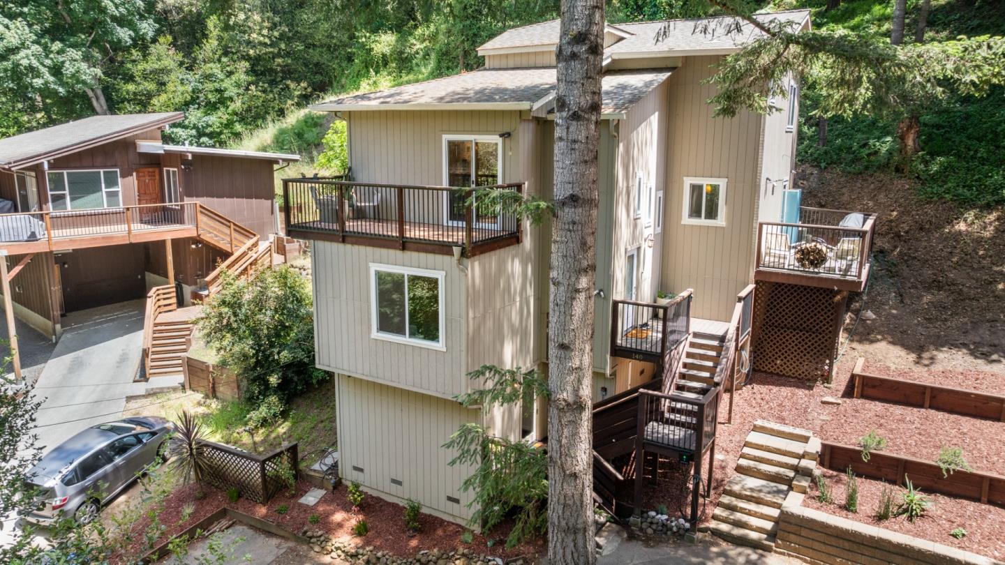 140 Baker Road Aptos, CA 95003 - Photo 57 of 62 a view of a house with backyard