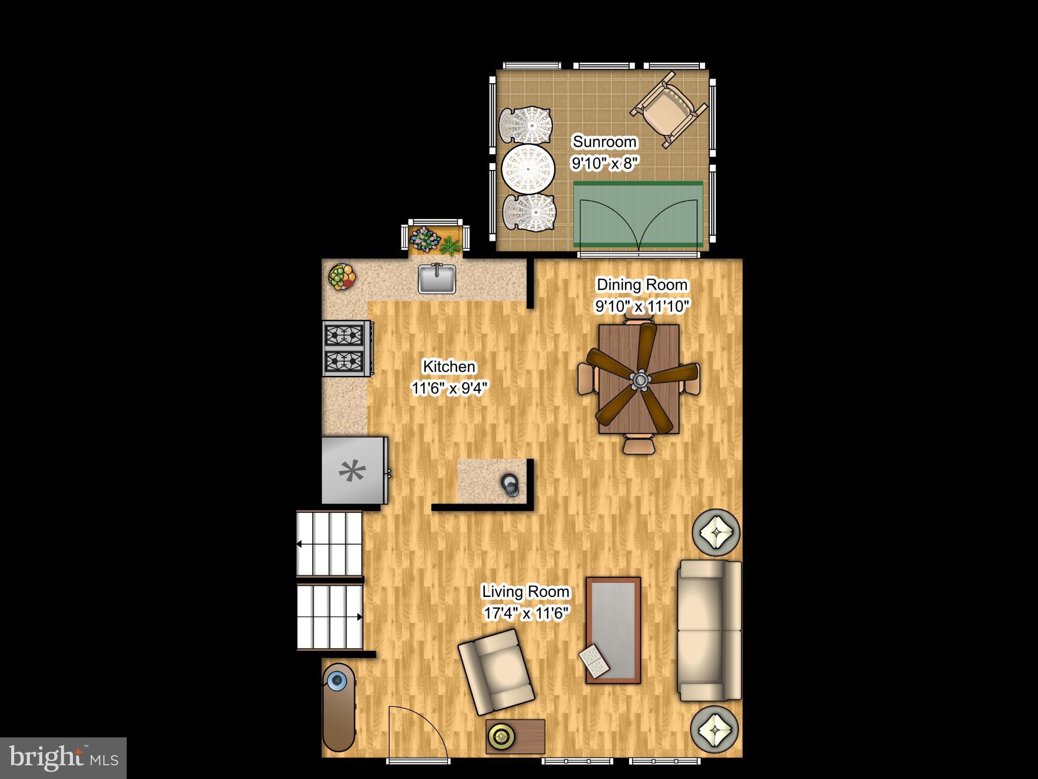 1119 Netherlands Court Silver Spring, MD 20905 - Photo 29 of 30 Main Level Floor Plan