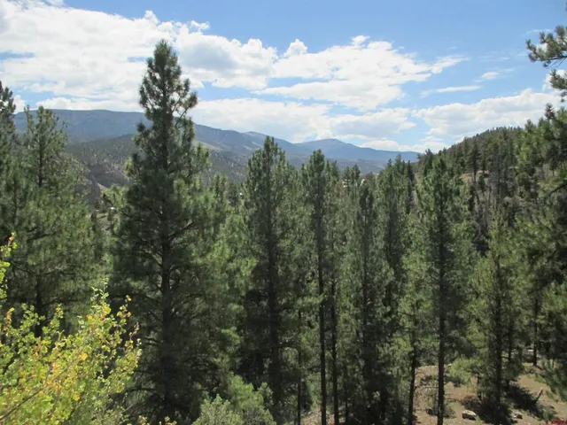 a view of a patio with table and chairs