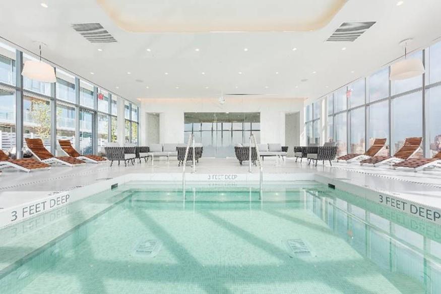 131-05 40 Road, Unit 11M Queens, NY 11354 - Photo 8 of 24 View of indoor pool