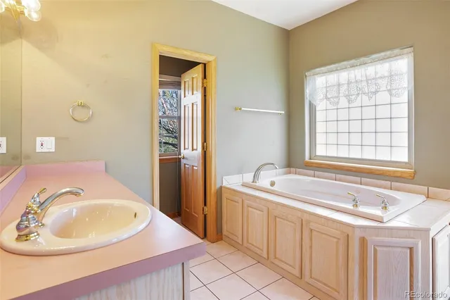 a bathroom with a sink and a bathtub