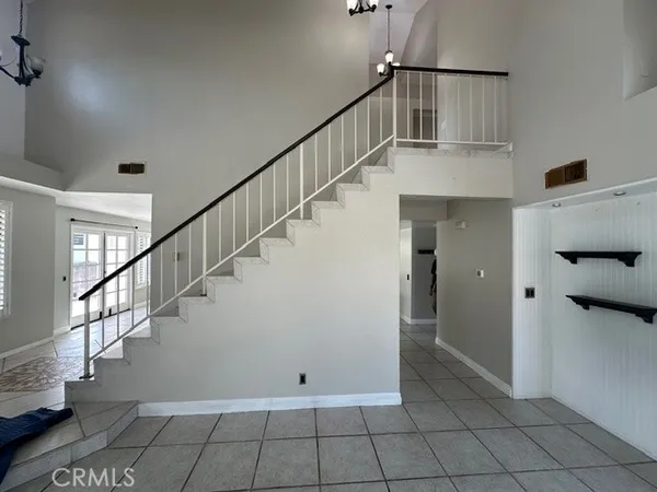a view of entryway and hall with a window