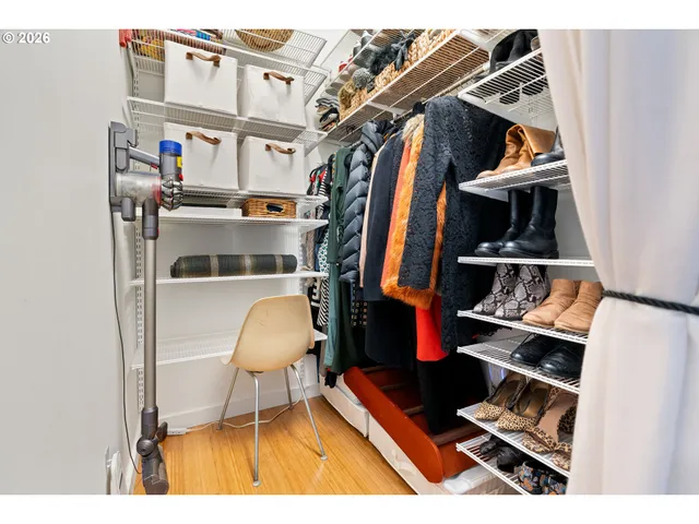 a front view of a building with street view