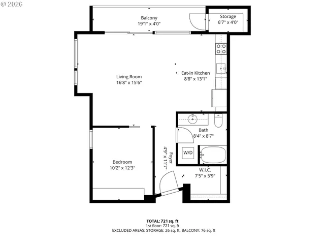 a view of a building with a garden