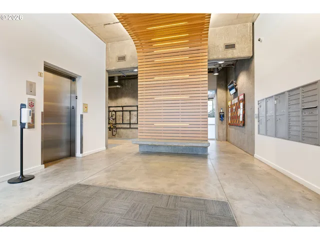 a view of a street sign of a building