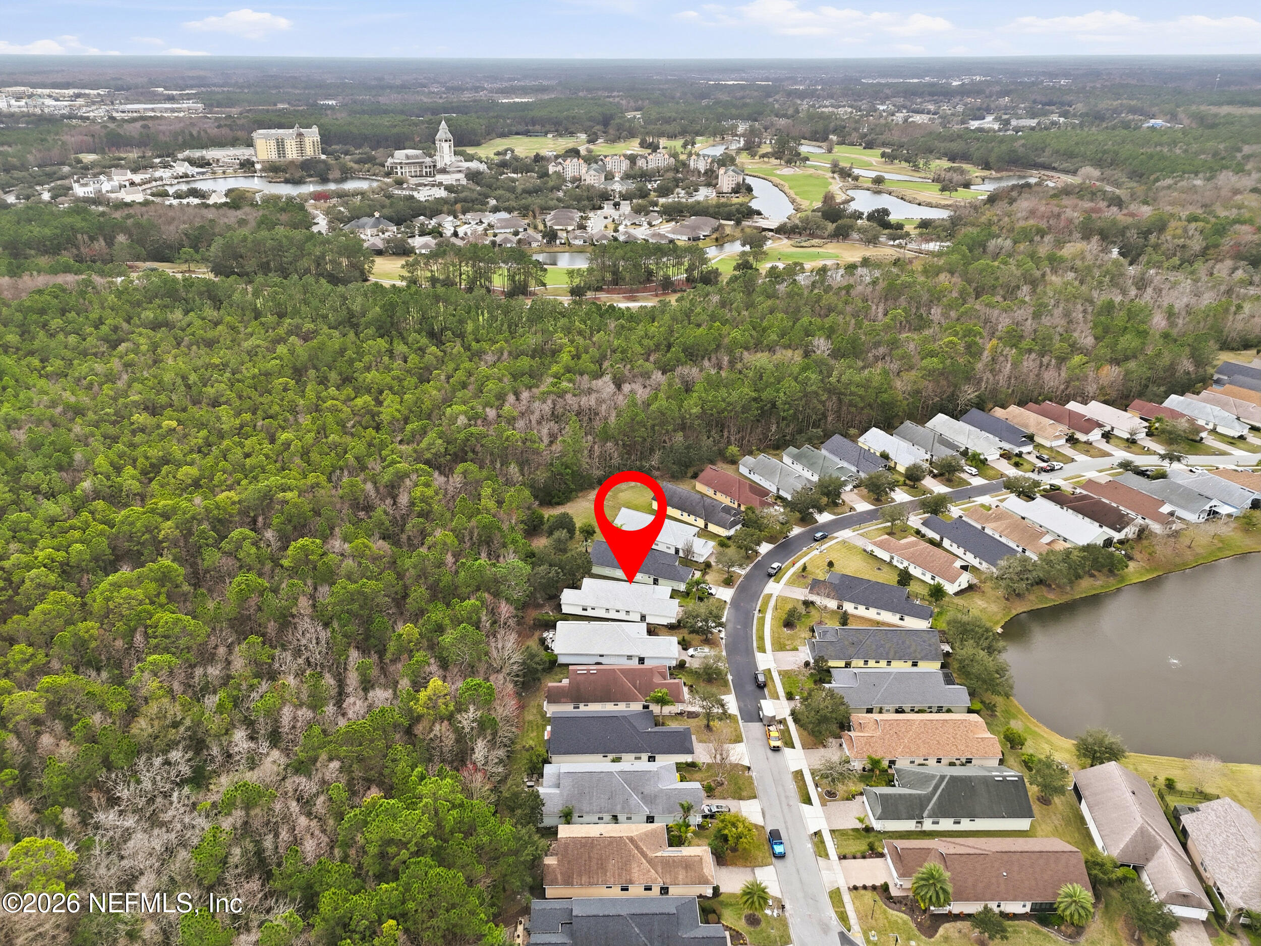 720 Copperhead Circle St. Augustine, FL 32092 - Photo 48 of 65 an aerial view of residential houses with outdoor space
