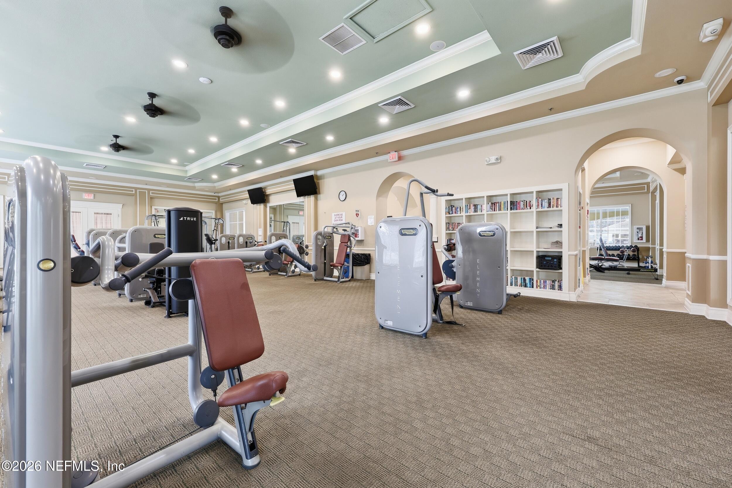 720 Copperhead Circle St. Augustine, FL 32092 - Photo 63 of 65 a view of a room with gym equipment