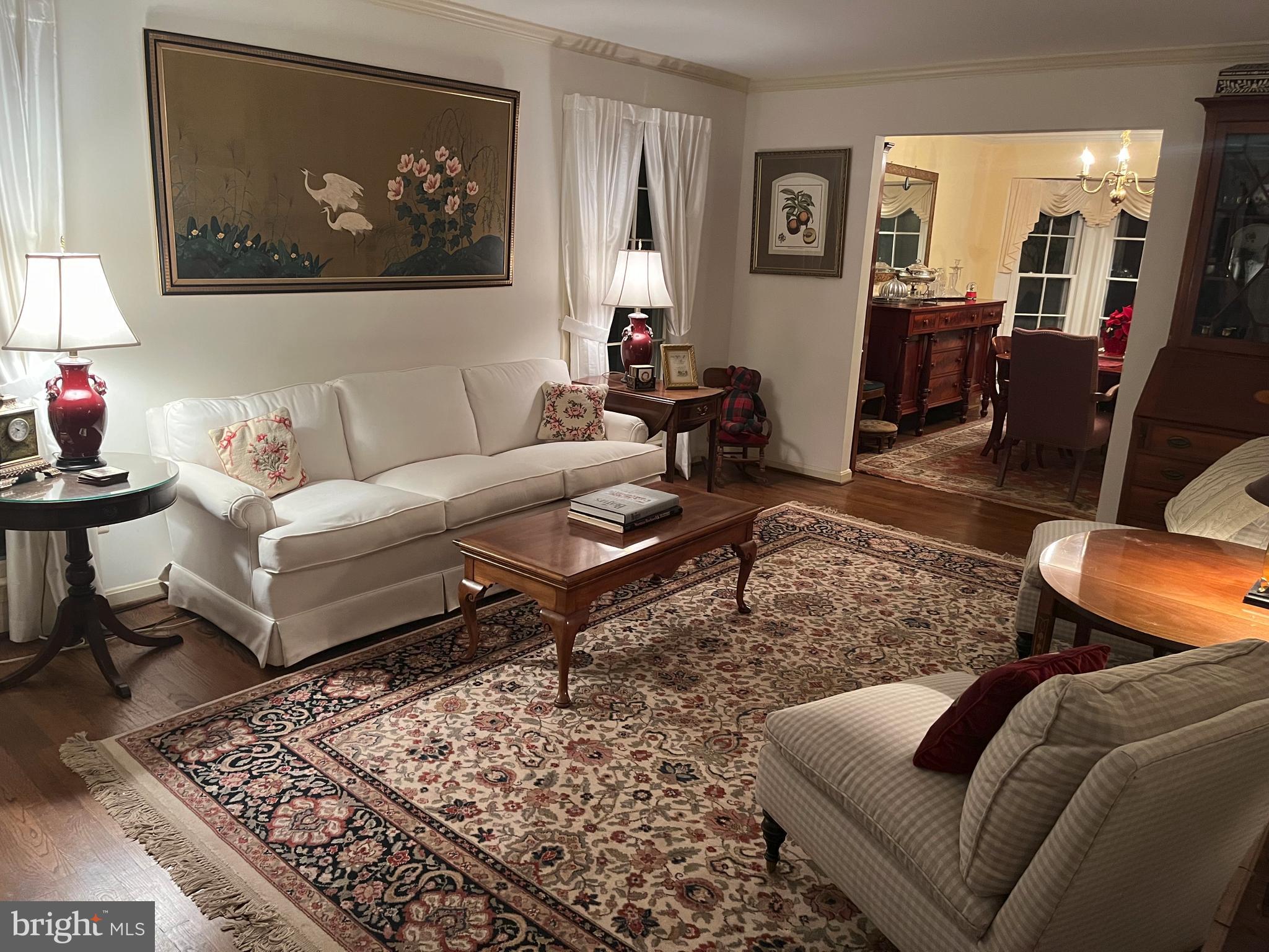 11689 Bennington Woods Road Reston, VA 20194 - Photo 4 of 30 Living Room to Dining Room