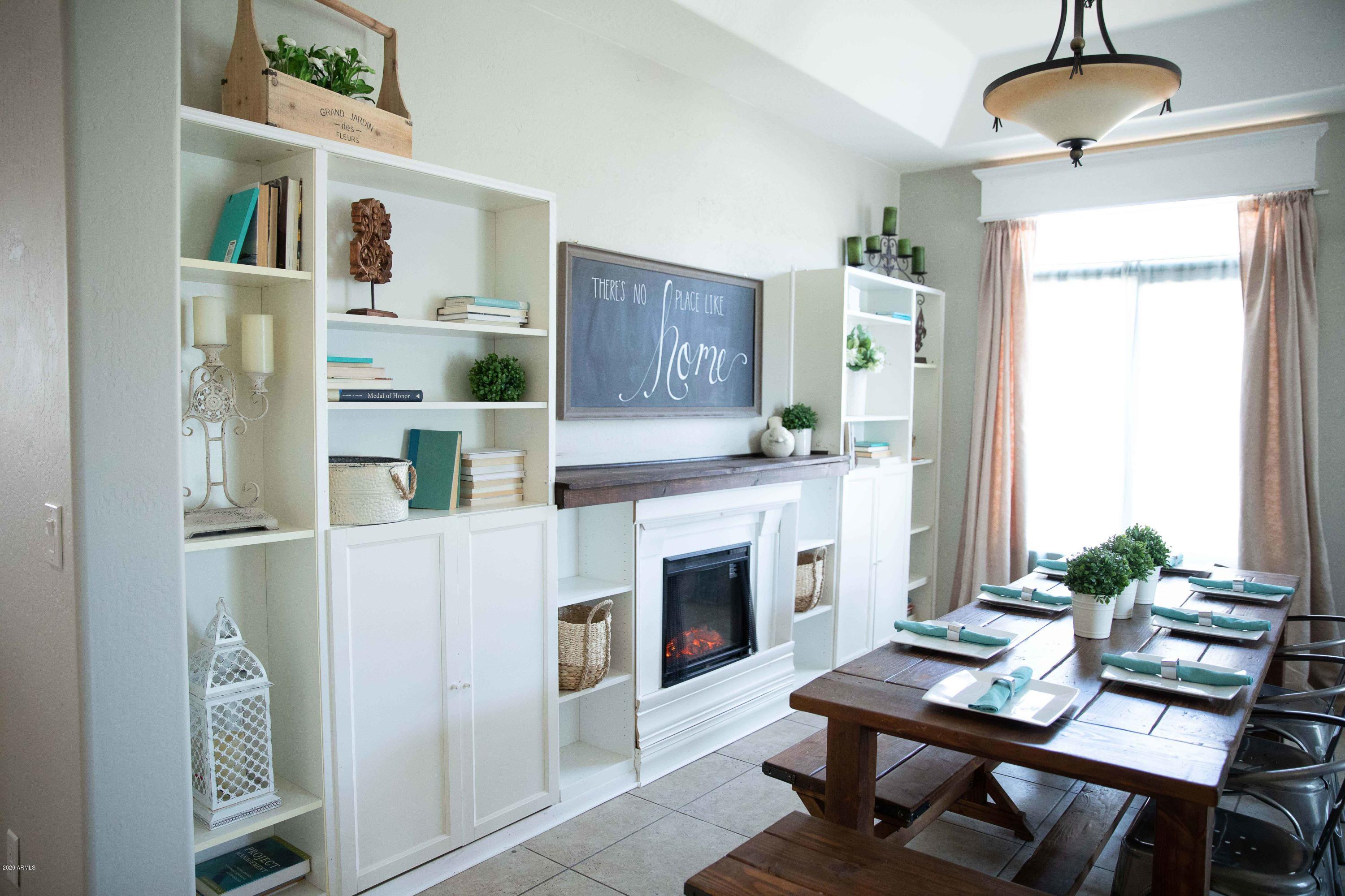 1318 East Harwell Road Phoenix, AZ 85042 - Photo 7 of 58 Built in cabinets, electric fireplaces