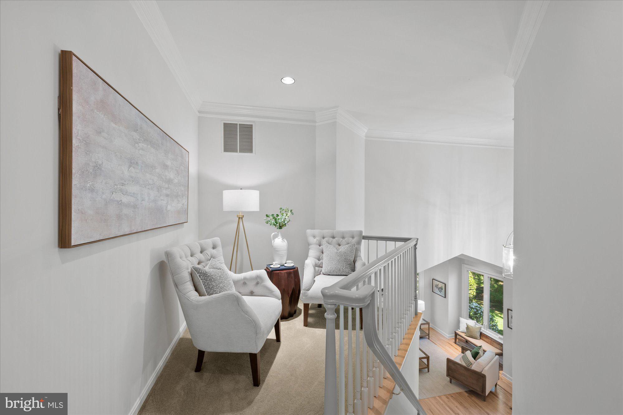 4332 Sangamore Road Bethesda, MD 20816 - Photo 14 of 28 Bright and inviting upper landing space.