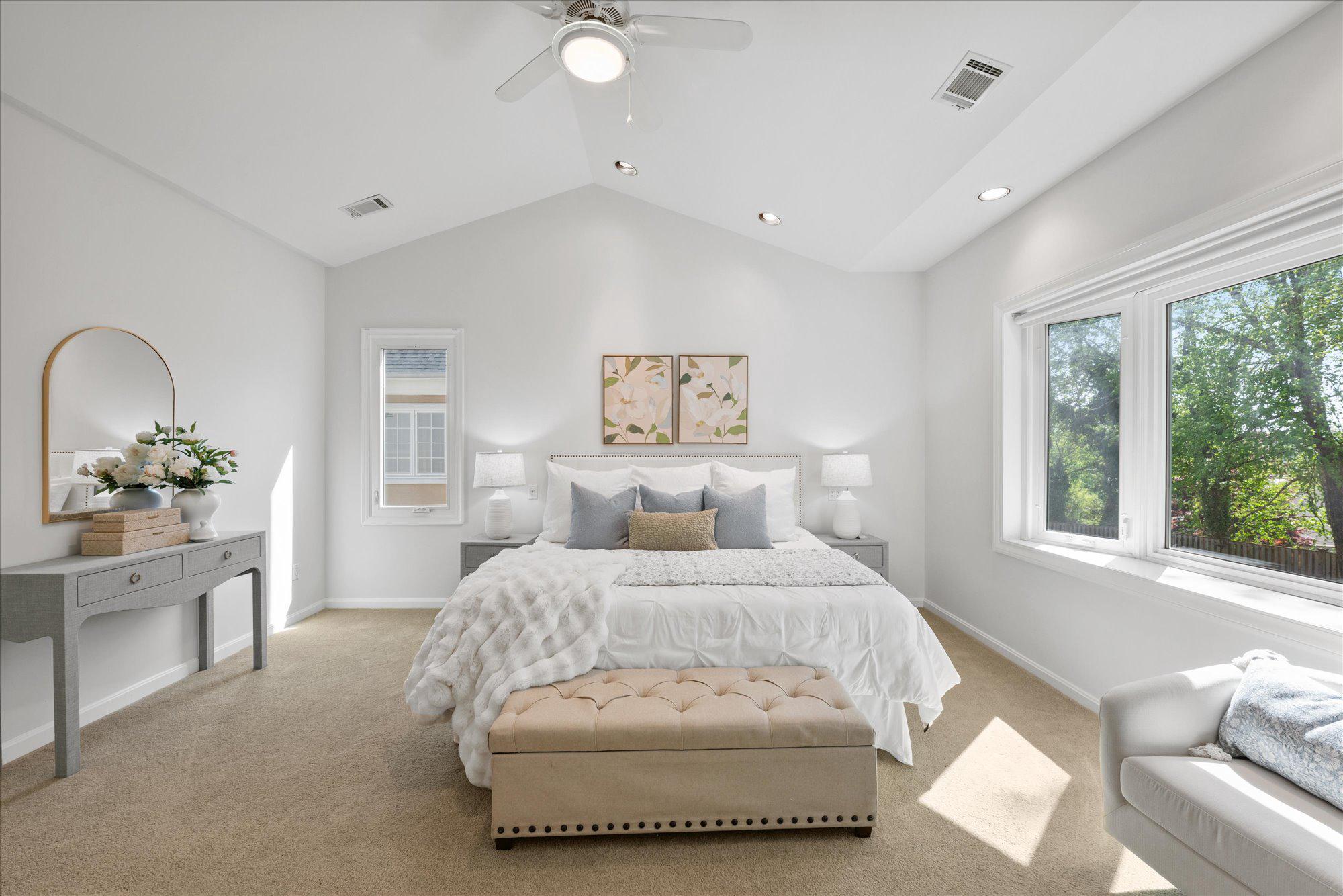4332 Sangamore Road Bethesda, MD 20816 - Photo 15 of 28 Serene primary bedroom with natural light.