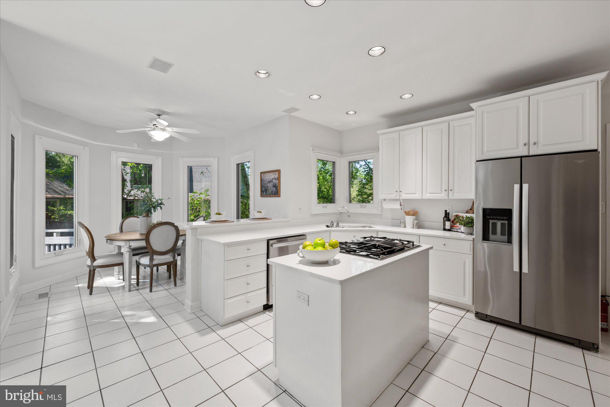 4332 Sangamore Road Bethesda, MD 20816 - Photo 8 of 28 Bright and airy modern kitchen space.