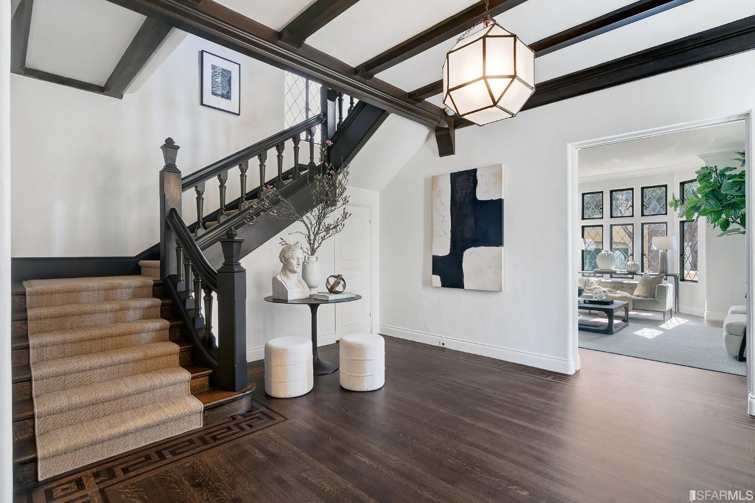 3212 Jackson Street San Francisco, CA 94118 - Photo 4 of 33 a view of entryway and hall with wooden floor