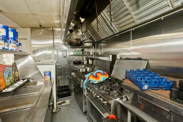 a view of storage and utility room