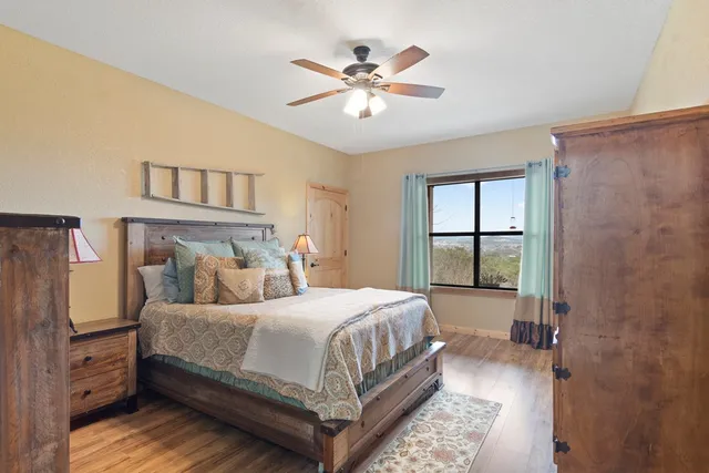 a room with window and a table