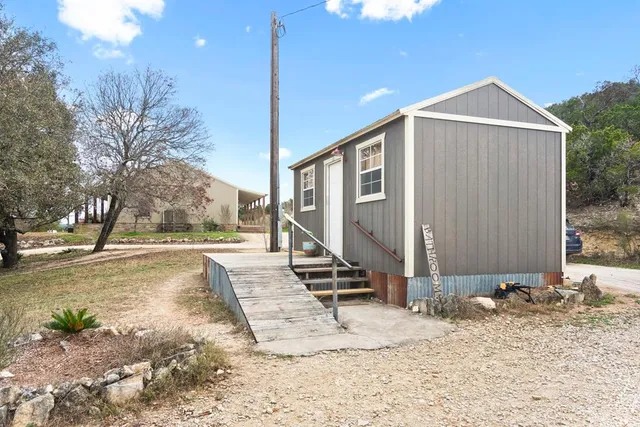 a room with furniture