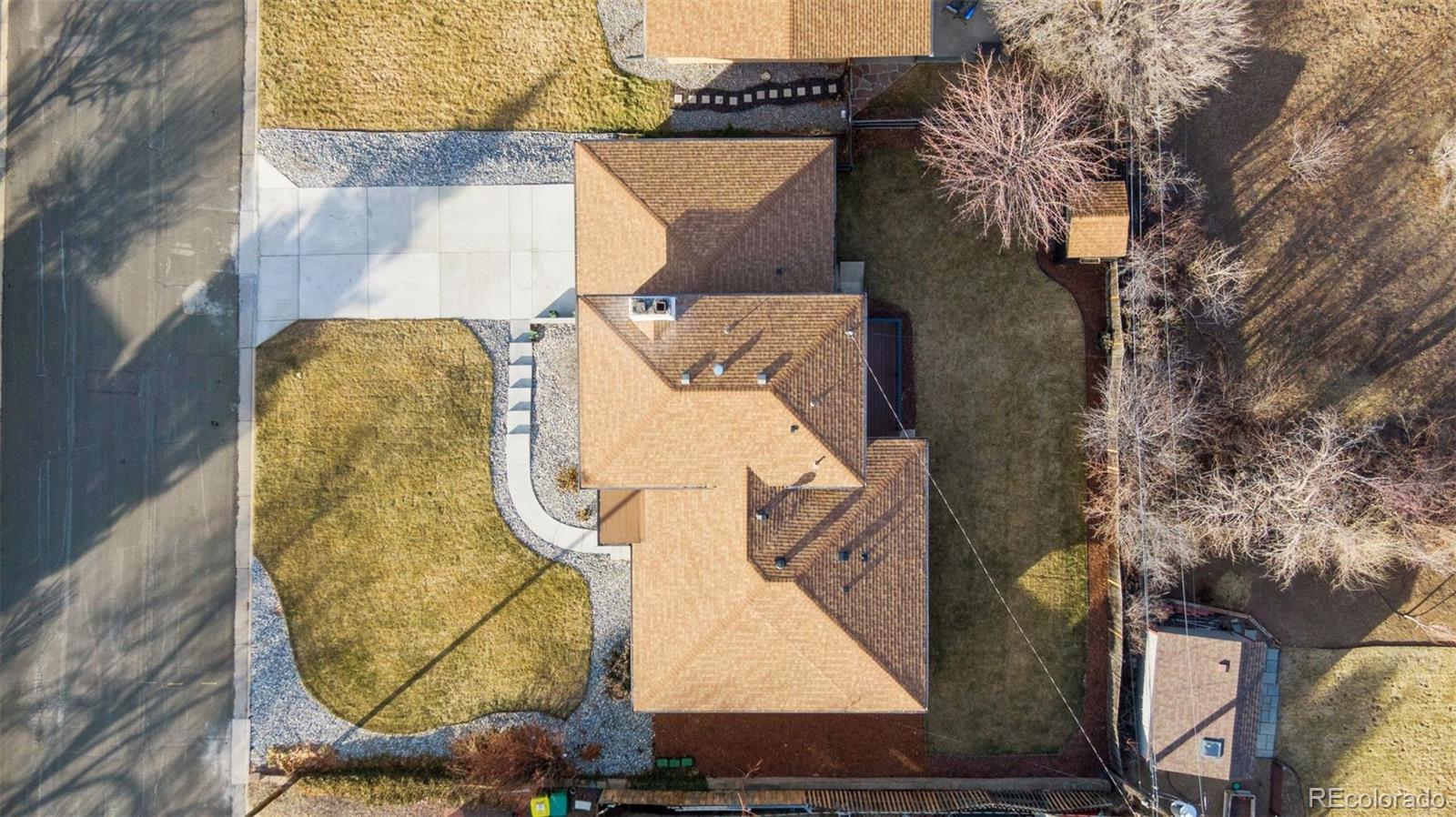 3860 Dudley Street Wheat Ridge, CO 80033 - Photo 35 of 38 an aerial view of a swimming pool