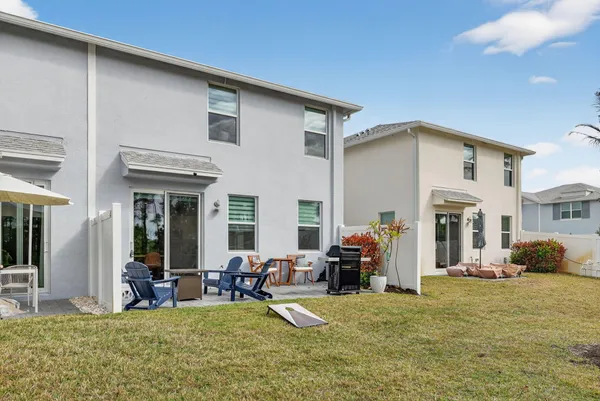 a view of a house with a patio