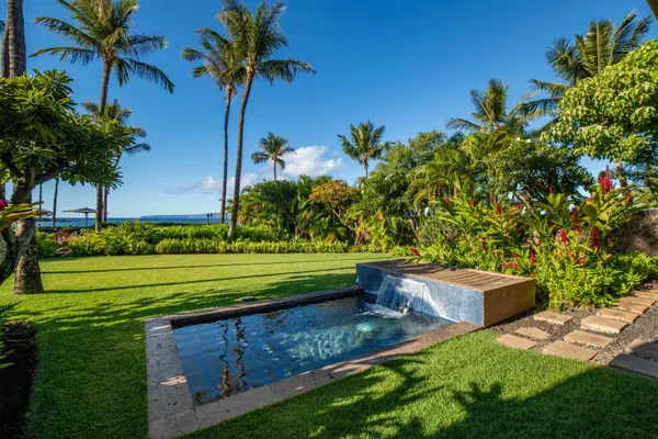 a view of an outdoor space and a yard