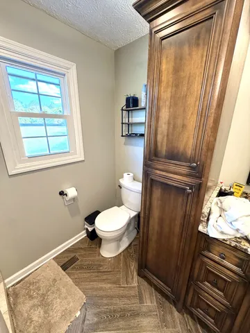 a view of sitting space and lake view