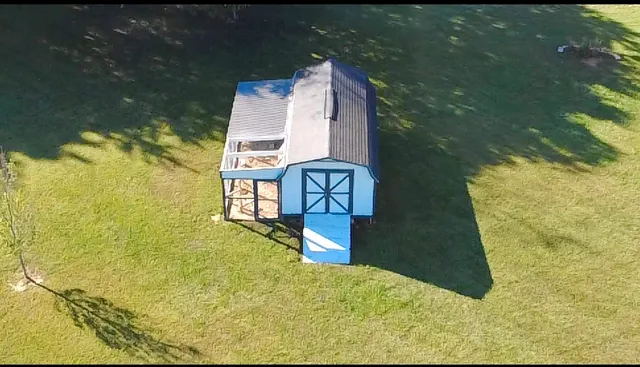 a bird view of garden