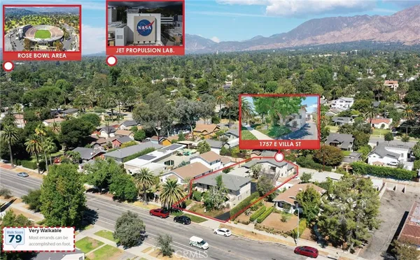 $1,798,000 | 1757 East Villa Street, Pasadena, CA 91106