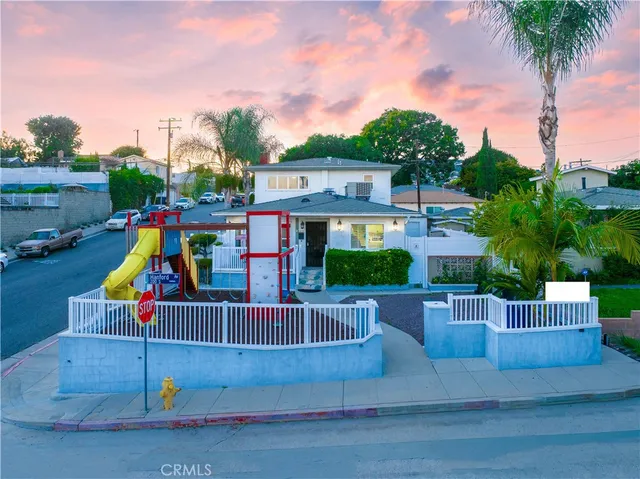 a view of outdoor space yard deck and swimming pool