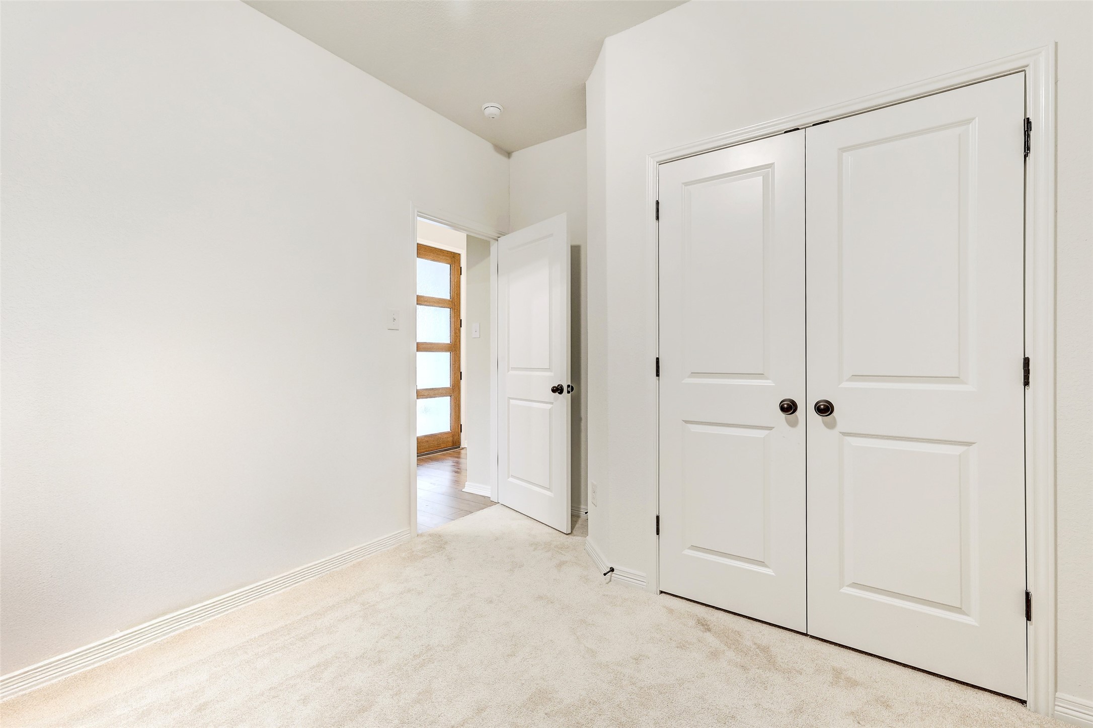 1117 Spring Gulch Lane Georgetown, TX 78628 - Photo 34 of 39 Ample closet space complements the neutral tones and comfortable carpet of this cozy bedroom.
