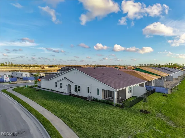 a view of a swimming pool with an ocean view