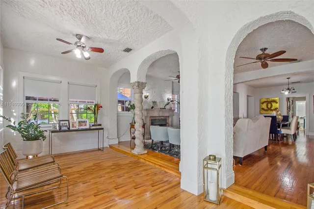 a view of a living room