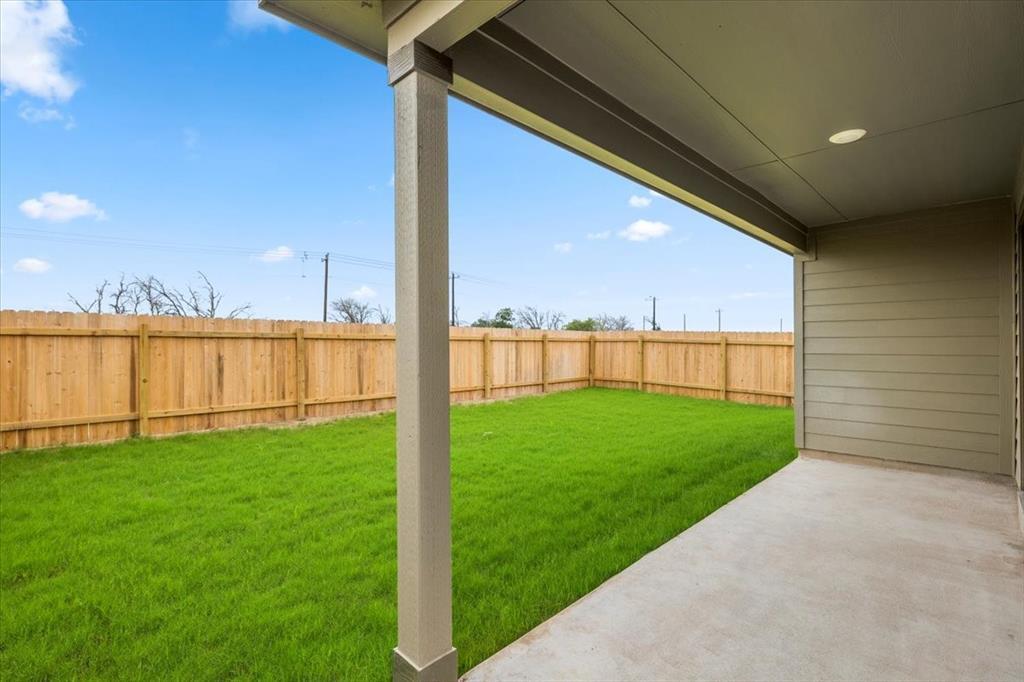 487 Alamito Avenue Kyle, TX 78640 - Photo 29 of 36 a view of a backyard with lake view and mountain view