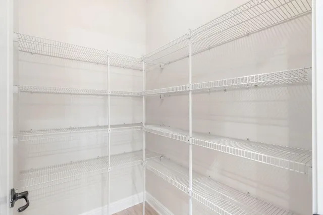 a view of a garage room