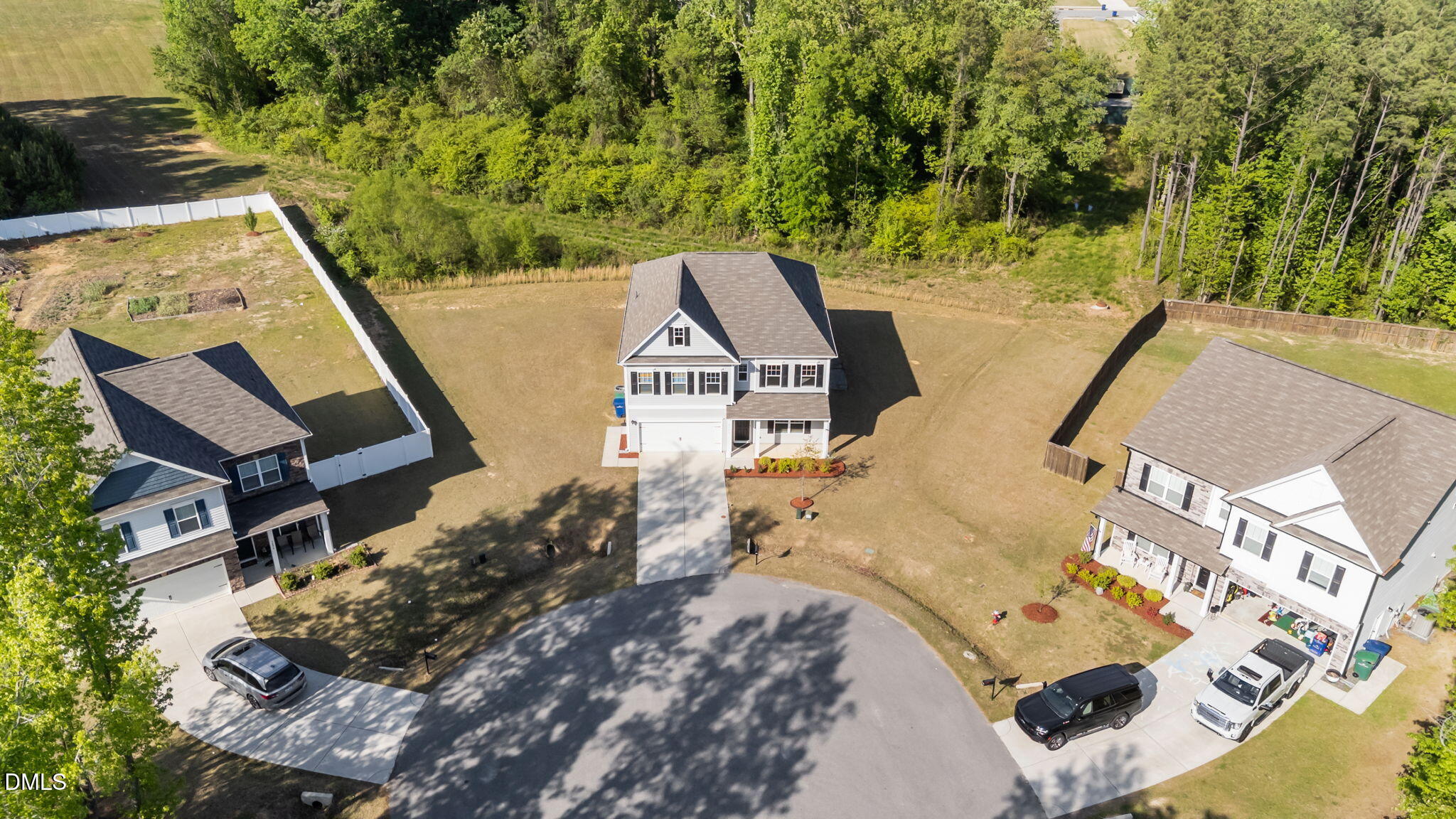 3901 Bluffwind Drive Raleigh, NC 27603 - Photo 39 of 42 top view of a house with a yard