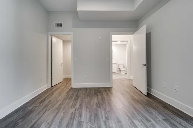 wooden floor in an empty room