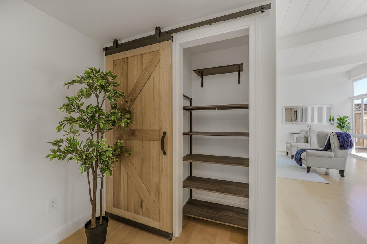 566 Maple Avenue Sunnyvale, CA 94085 - Photo 24 of 50 a view of entryway with livingroom and wooden floor