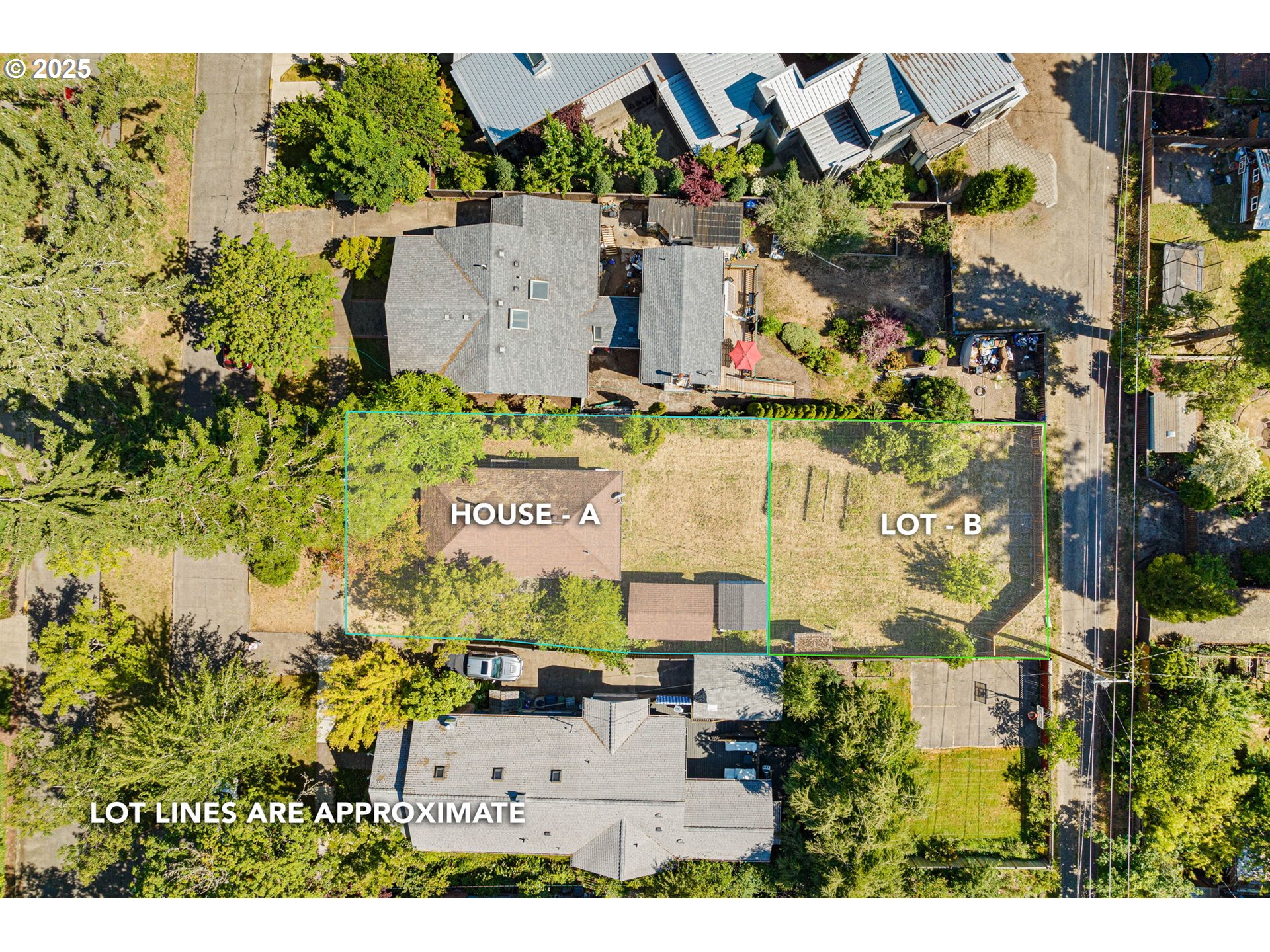 Orchard Alley Eugene, OR 97403 - Photo 11 of 13 an aerial view of residential house with outdoor space and parking