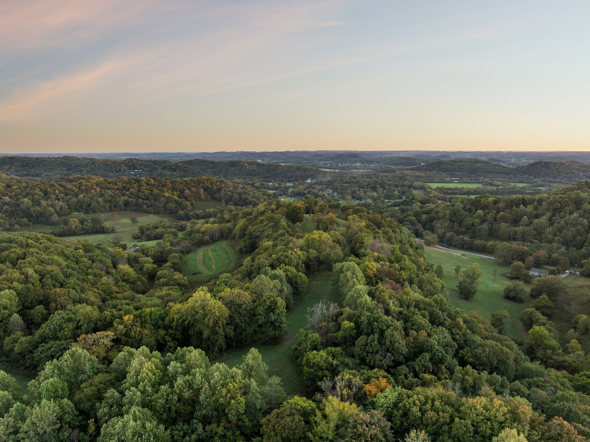 3148 Blazer Road Franklin, TN 37064 - Photo 23 of 67 an aerial view of residential house and green space