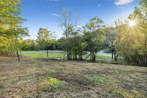 a view of a water with a terrace
