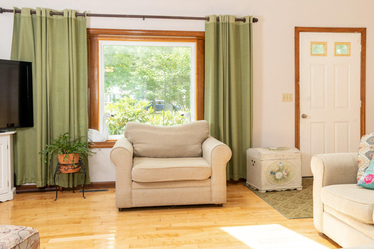 636 Lumbert Mill Road Centerville, MA 02632 - Photo 5 of 23 a living room with furniture and a flat screen tv