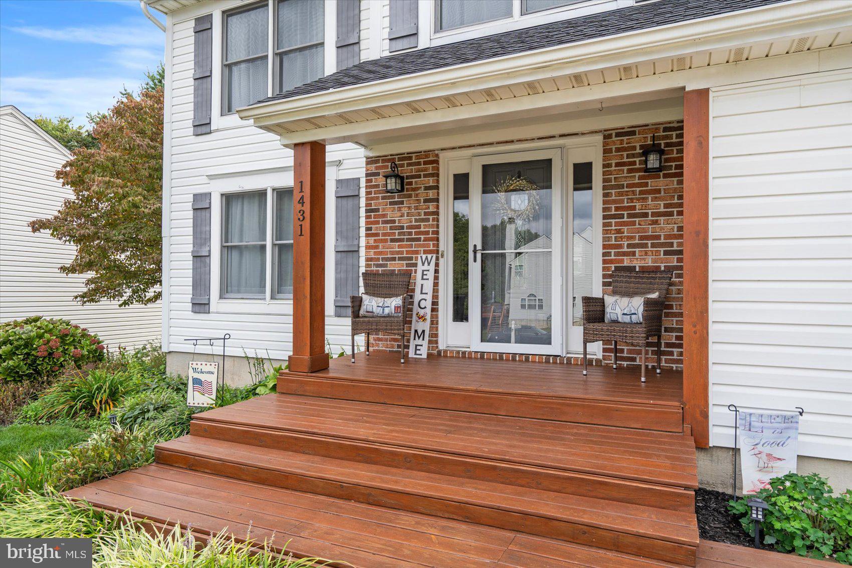 1431 Redfield Road Bel Air, MD 21015 - Photo 4 of 48 Very welcoming front entrance!