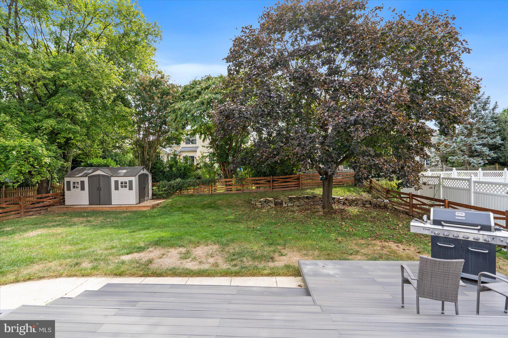 1431 Redfield Road Bel Air, MD 21015 - Photo 42 of 48 View of rear yard from house with large shed