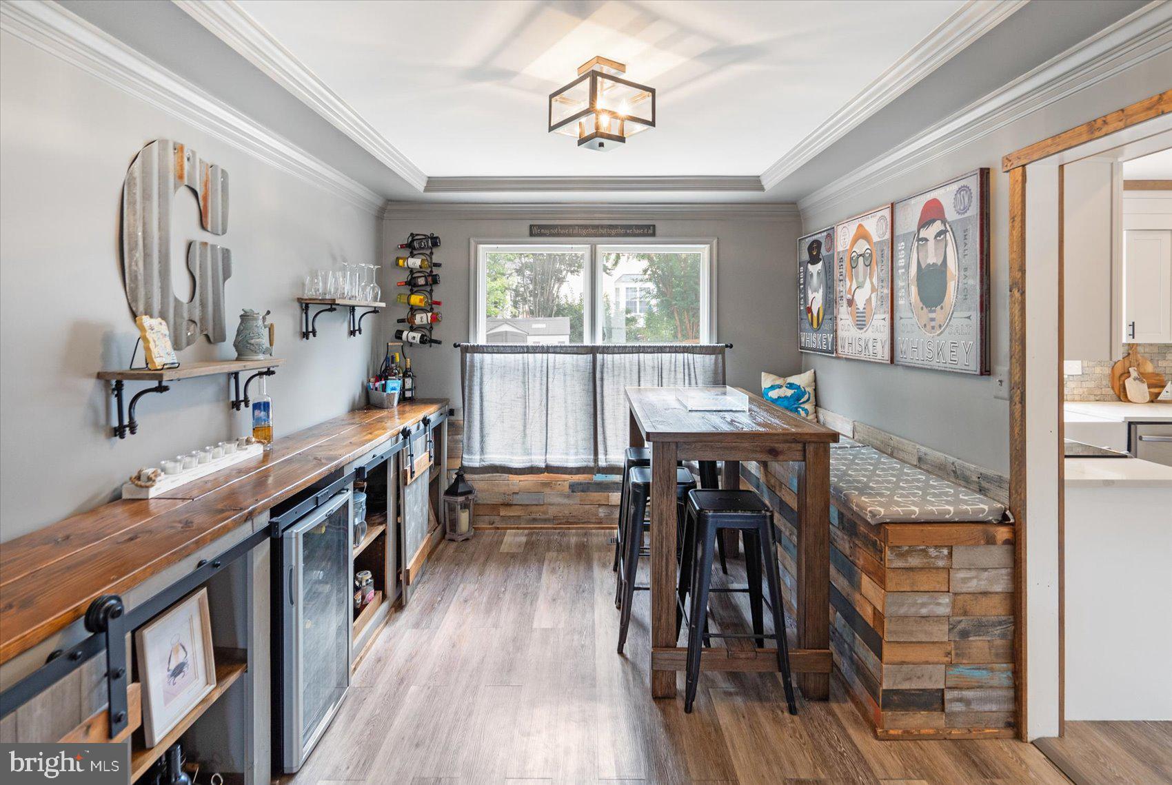 1431 Redfield Road Bel Air, MD 21015 - Photo 9 of 48 Dining Room with custom bench with hidden storage
