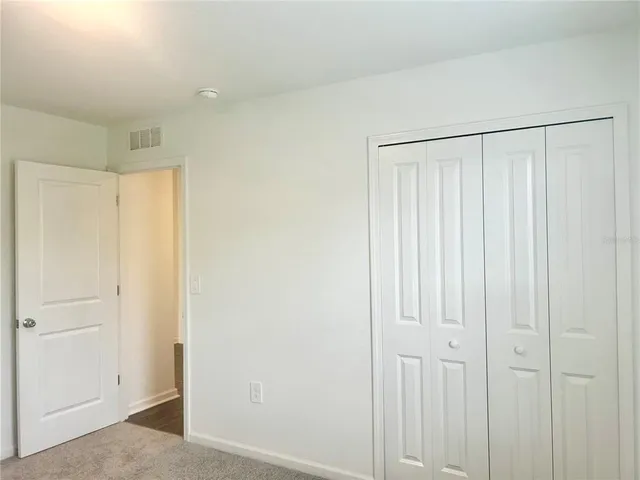 a view of a closet area