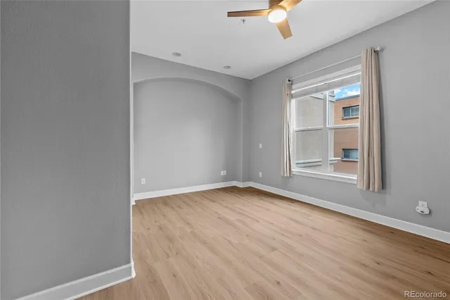 wooden floor in an empty room