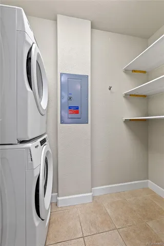 a room with storage and utility