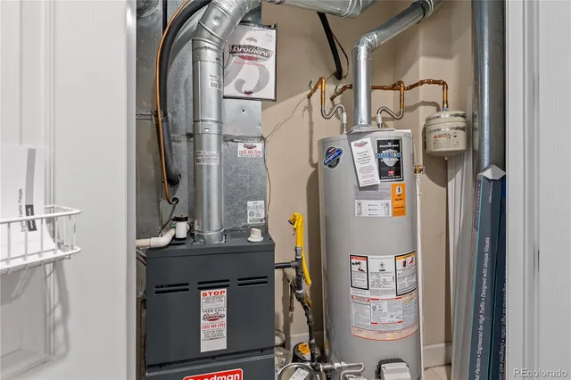 a view of parking garage with cars