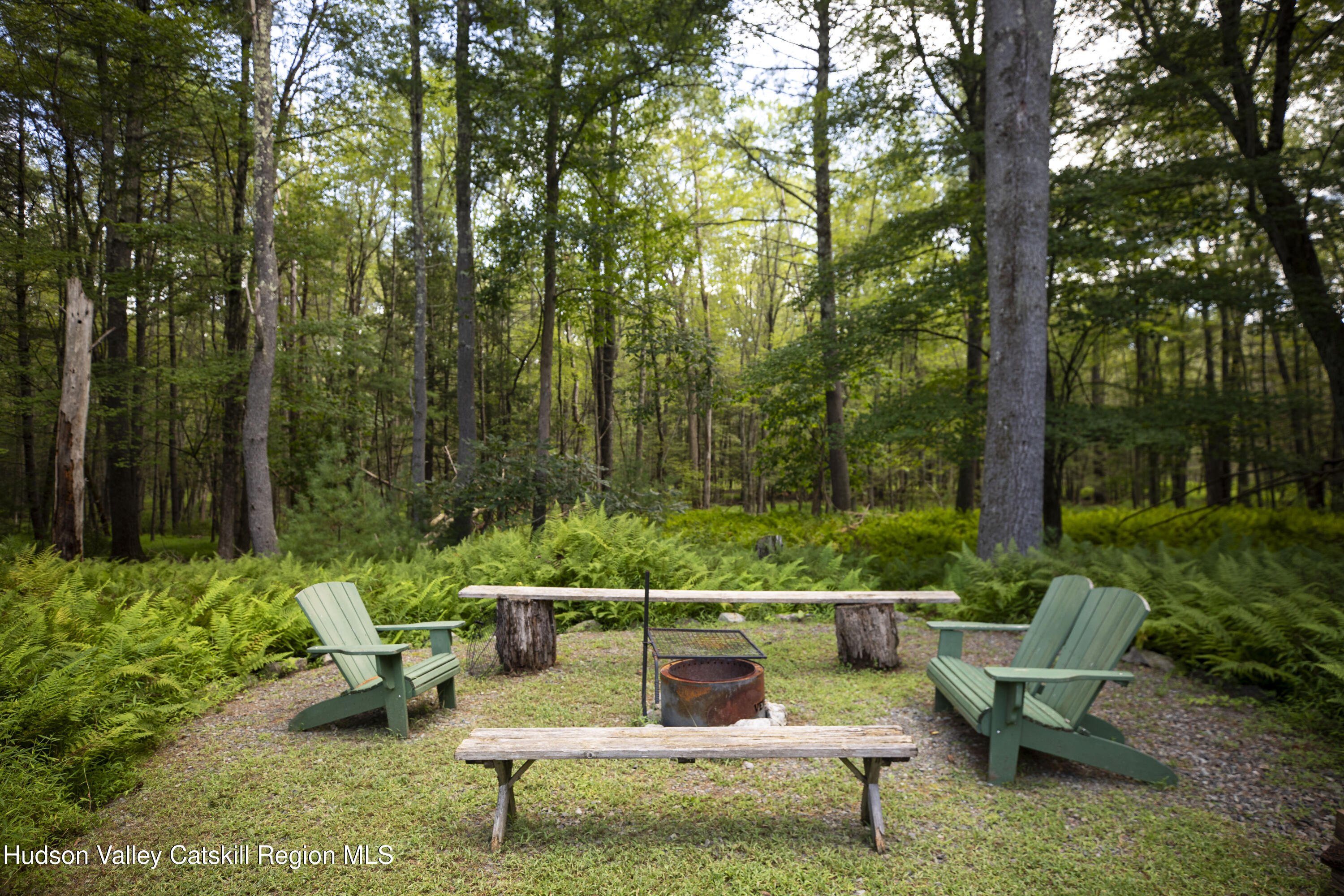 31 Joy Ridge Saugerties, NY 12477 - Photo 34 of 39 a garden view with a sitting space
