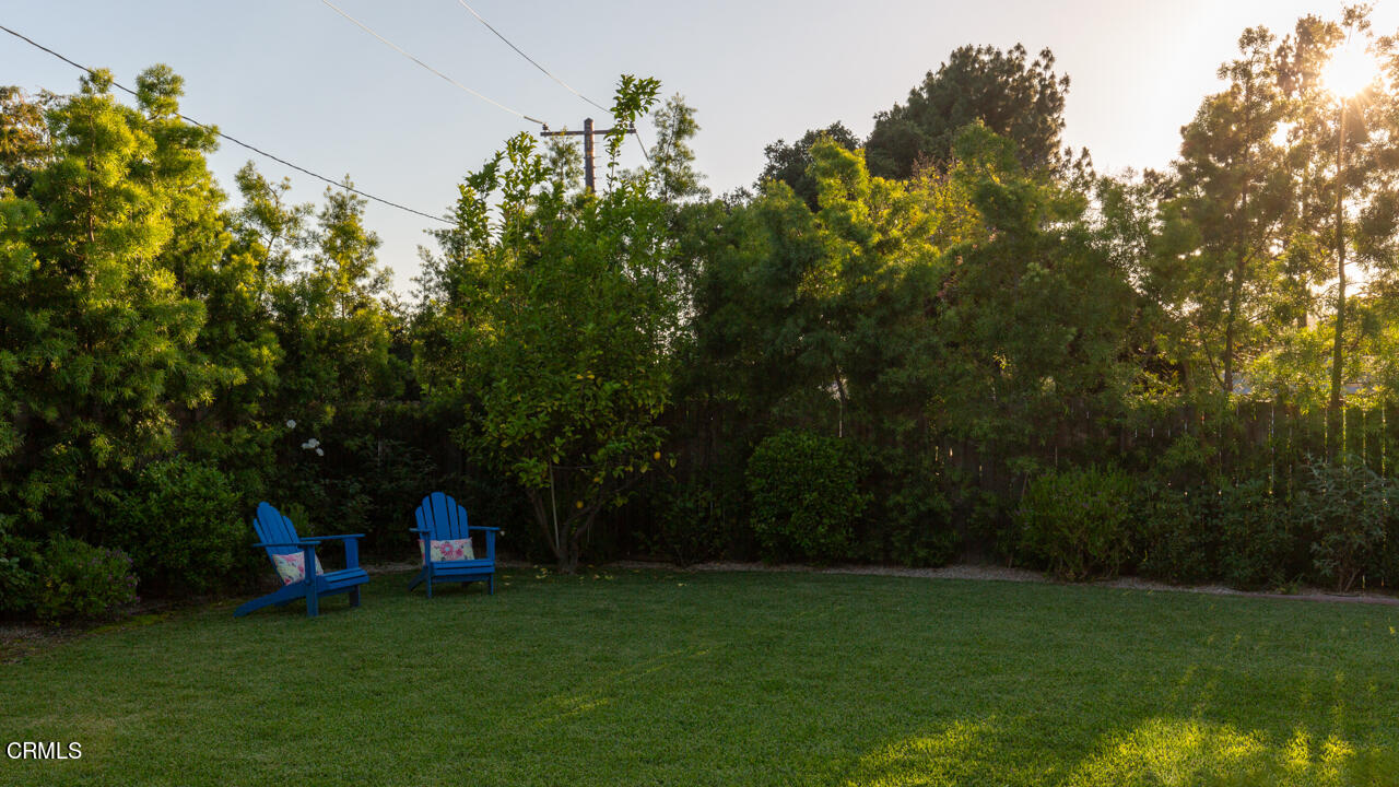 4105 Aralia Road Altadena, CA 91001 - Photo 31 of 41 a view of a wooden deck and a backyard
